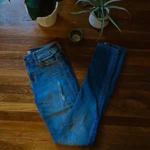 Hollister Ripped Tight Fit Jeans